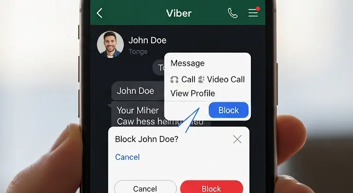 Viber blokkolás: hogyan tilthatok le valakit?