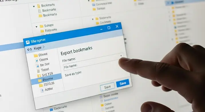 Google Chrome kedvencek exportálása és mentése