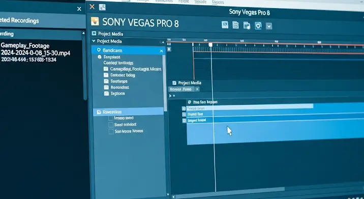 Bandicam és Sony Vegas Pro 8: kompatibilitás és beállítások