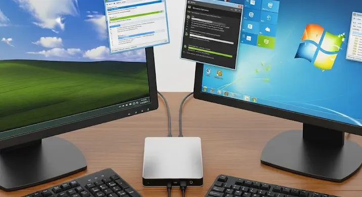 Windows XP biztonsági mentés átvitele Windows 7-re