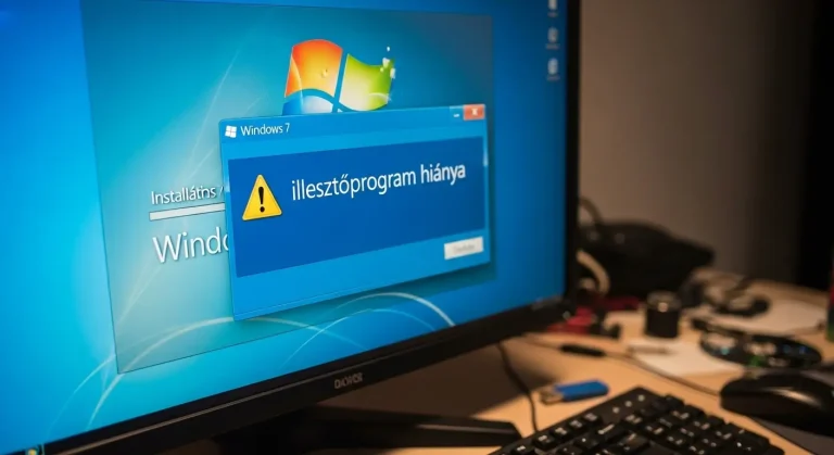 Windows 7 telepítés hiba: illesztőprogram hiánya