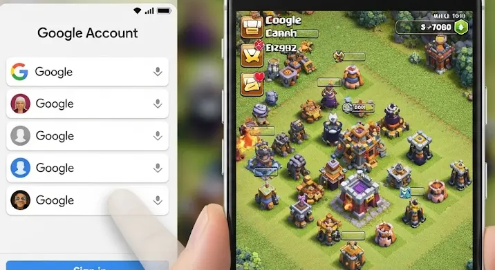 Clash of Clans: régebbi karakter elérése Google Plusz segítségével