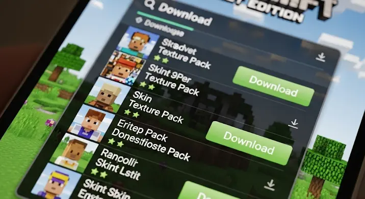 Minecraft telefonos verzió: skin és textúra letöltés és telepítés