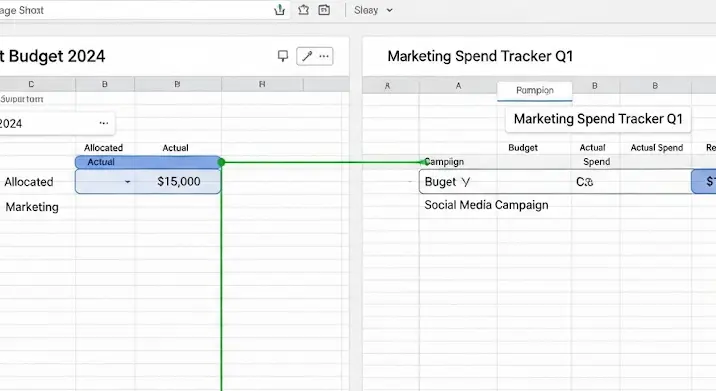 Google Drive: cellahivatkozás két táblázat között – szintaktika és példák