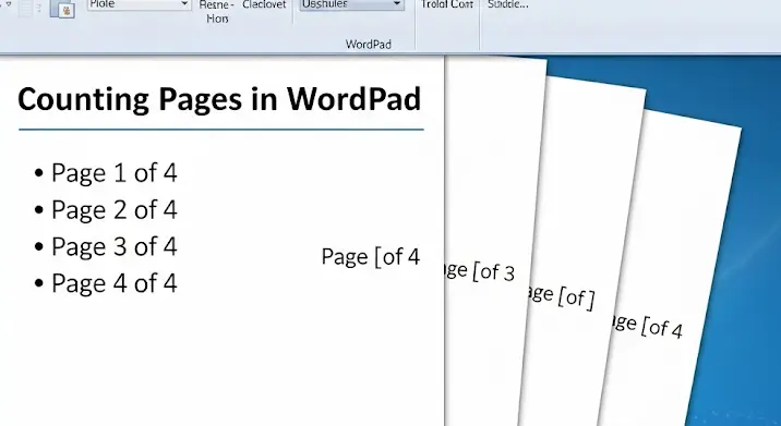 WordPad Windows 7: A4-es oldalak számolása