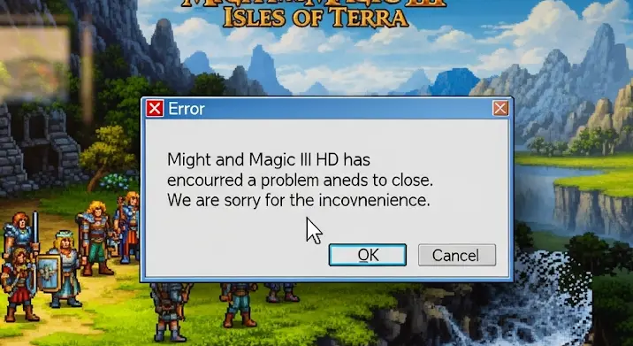 Might and Magic 3 HD indítási problémák: miért nem működik?