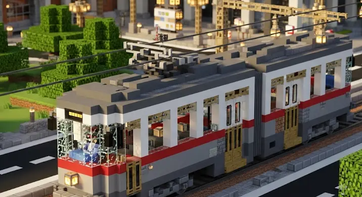 Minecraft mozgó villamos és metró készítése: útmutató