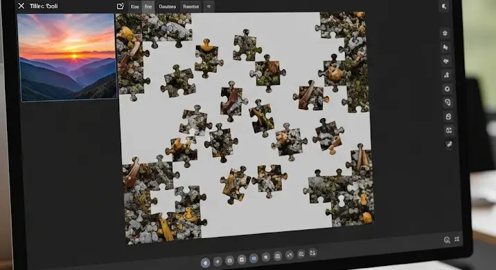 Tili-toli puzzle készítés: szoftver képekből