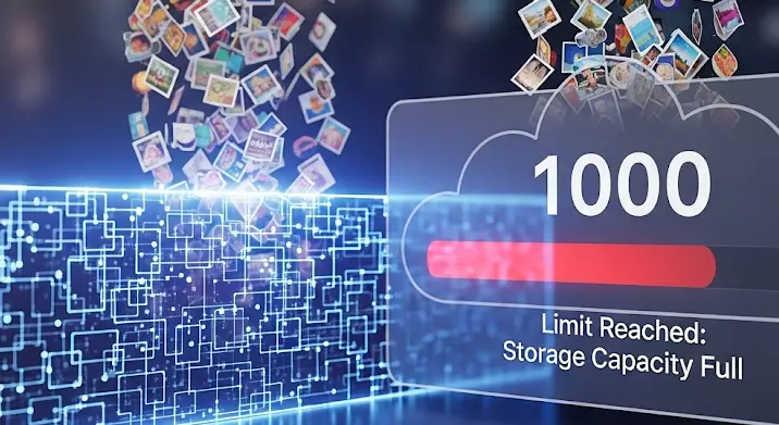 OneDrive fotófeltöltési korlát: miért csak 1000 fénykép tölthető fel?