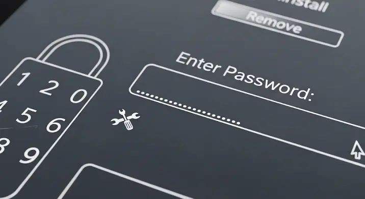 Easy File Locker: milyen jelszót kér az uninstallálásnál?