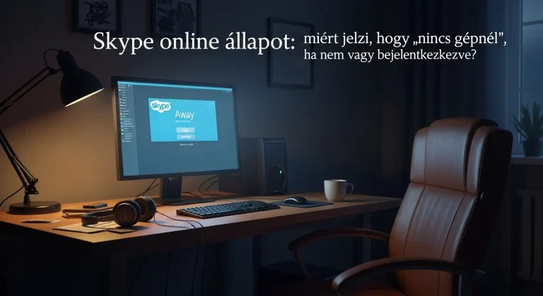Skype online állapot: miért jelzi, hogy „nincs gépnél”, ha nem vagy bejelentkezve?