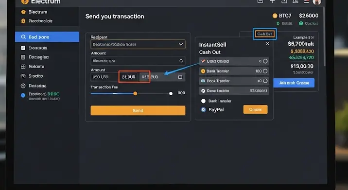 Bitcoin kifizetés Electrummal: hogyan váltsd készpénzre?