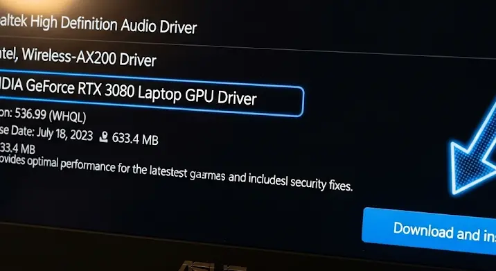 ASUS laptop driver frissítés: a legjobb programok
