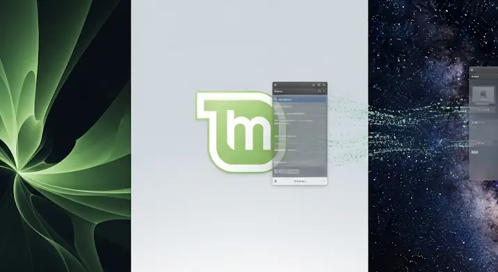 Asztalok közötti váltás és ablakmozgatás Linux Mintben