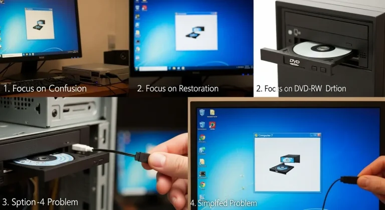 DVD-RW meghajtó eltűnése Windows 7-ről: Visszaállítási útmutató