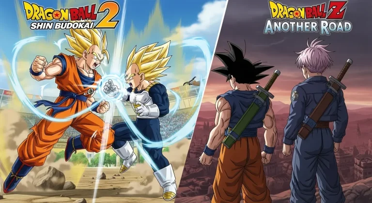 Dragon Ball Z Shin Budokai 2 és Another Road különbségei