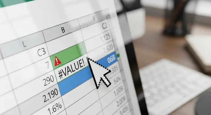 Excel függvény hiba: miért nem működik a táblázatba írt képlet?