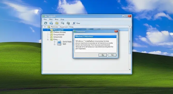 SSD probléma Windows XP alatt: miért látszik cserélhető meghajtónak és nem települ a Windows 7?