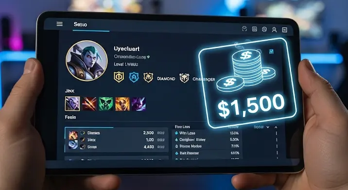League of Legends account eladás: értékbecslés és tippek