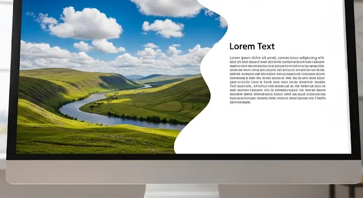 PowerPoint 2013: szöveg körbefuttatása kép körül