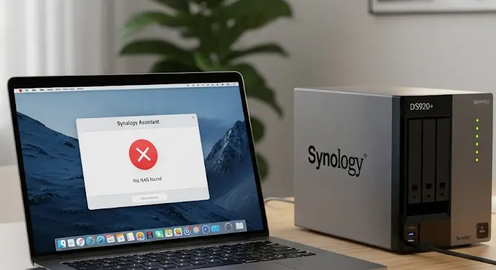 Synology NAS és MacBook Pro: miért nem látja a Synology Assistant a NAS-t LAN-on?