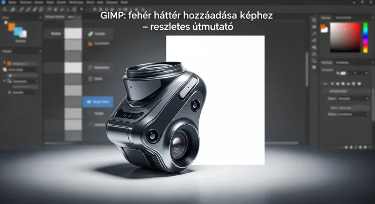 GIMP: fehér háttér hozzáadása képhez – részletes útmutató