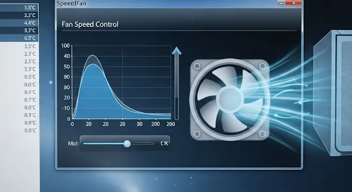SpeedFan: ventilátor sebesség beállítások és automatikus visszaállítás
