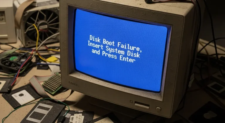 Windows XP formázás: „Disk Boot Failure” hiba Windows 7 telepítéskor