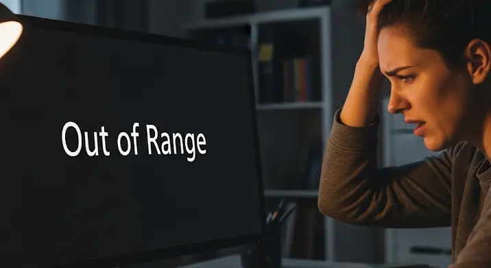„Out of Range” hiba: megoldások a kijelzőproblémára
