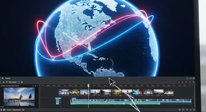 Földgömb animáció videóban: hogyan készíts utazási útvonalat?
