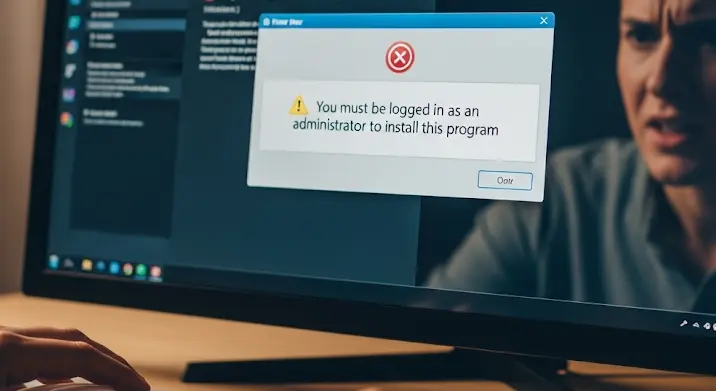 Program telepítési hiba: „rendszergazdaként kell bejelentkeznie”