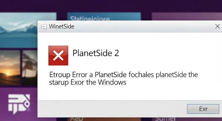 PlanetSide 2 indítási hiba Windows 8-on: miért nem fut?