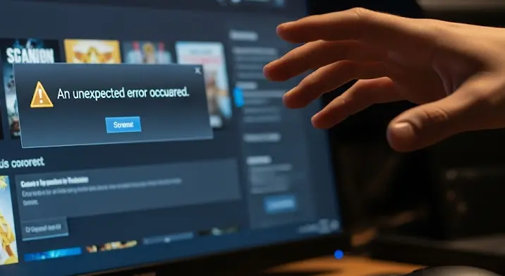 Steam vásárlási hiba: „váratlan hiba lépett fel” – megoldások