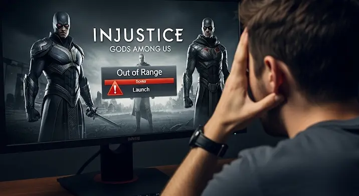 Injustice: Gods Among Us „Out of Range” hiba: megoldások a kijelzőproblémára