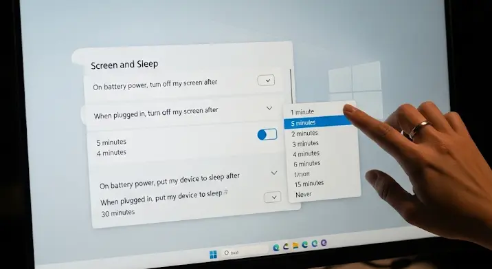 Windows automatikus alvó mód: személyre szabott beállítások