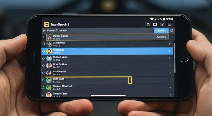 TeamSpeak 3 beállítása telefonon: minden szobába betekintés