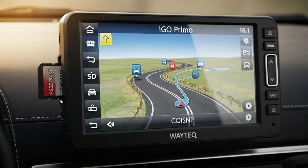 Wayteq X960BT: IGO Primo futtatása SD kártyáról