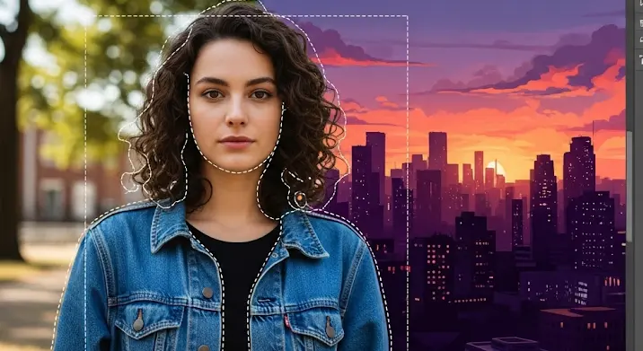 Alak kivágása képről Photoshopban: háttércsere egyszerűen