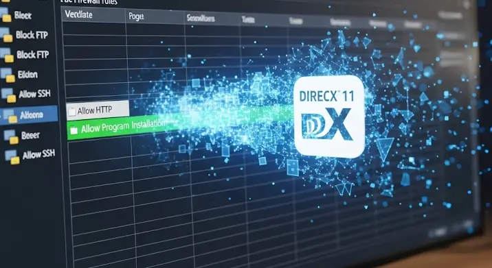 Tűzfal és DirectX 11 telepítés: hogyan engedélyezd a programot?