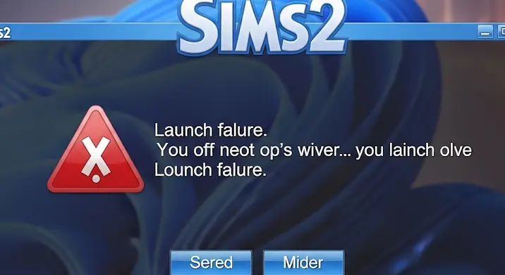 Sims 2 indítási problémák: miért nem fut az eredeti játék?