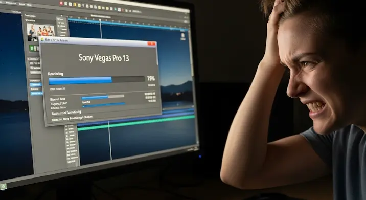 Sony Vegas Pro 13 renderelés: miért áll meg a folyamat?