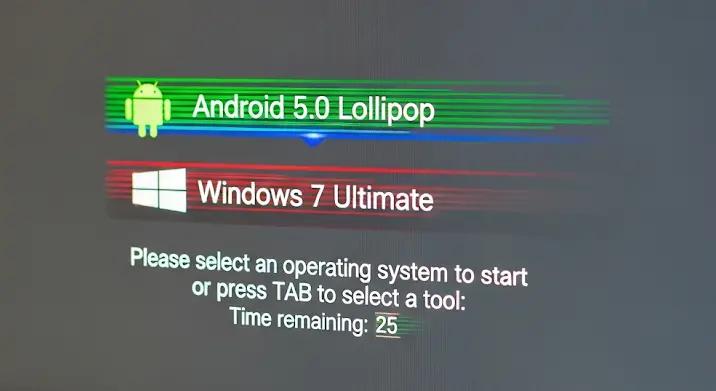 Android 5.0 telepítése logikai meghajtóra: bootolási problémák Windows 7 mellett
