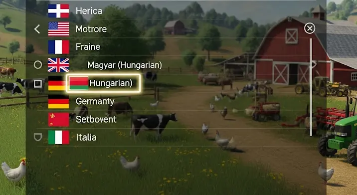 Farming Simulator 2015 magyarítás: letöltött verzió nyelvi beállításai