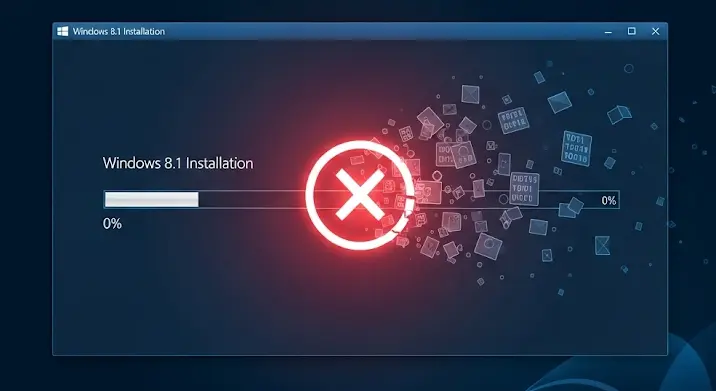 Windows 8.1 telepítés VirtualBoxban kevés lemezterülettel