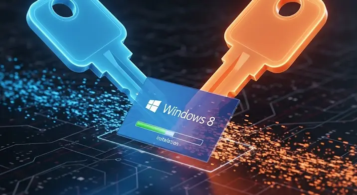 Windows 8 telepítés: két kulcs aktiválása egy telepítővel