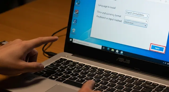 Asus X552C laptop: Windows telepítő kimentése