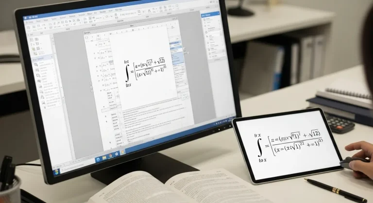Microsoft Word 2010: matematikai műveletek beillesztése PDF-ből