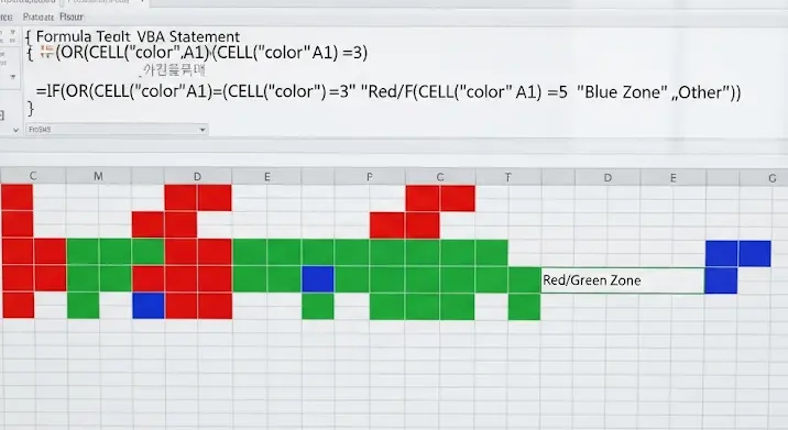 Excel: cellaszín alapú szövegváltás függvényekkel