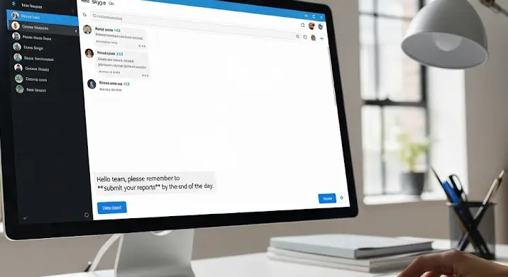 Skype: szöveg vastagítása a chatben