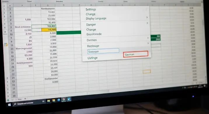 Excel nyelv átállítása németre: lépésről lépésre útmutató